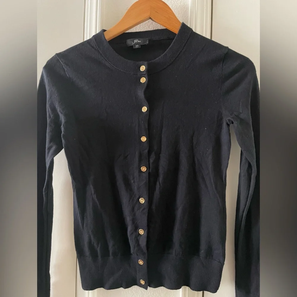J.Crew black Cardigan sweater